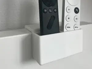 Ikea Malm bed headboard - remote control holder