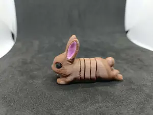 Articulated Bunny Flexi Figurine AMS Mulitcolor