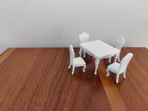 迷你餐桌，迷你椅子，迷你玩具