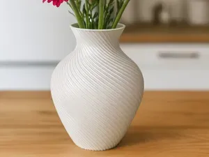 Elegante Spiralvase