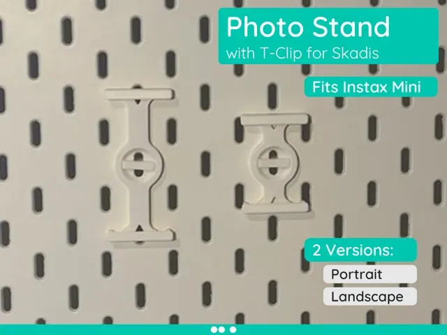 Mini Polaroid Photo Holder for Skadis Boards — Фото 2 из 4
