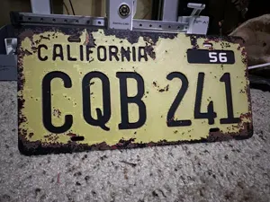 Hueforge Christine License Plate - Steven Kings Christine - 58 Plymouth Fury