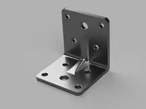 Internal Corner Bracket 40×40mm–Reinforced L-Angle