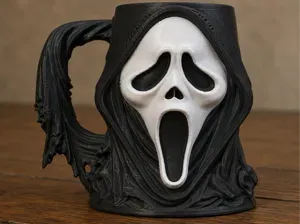 Ghostface Can Holder /Beer Mug Horror Drink Holder