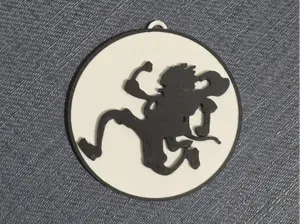 Portachiavi Flat Luffy Gear 5 – One Piece