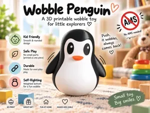 Wobble Penguin – Self-Righting Toy