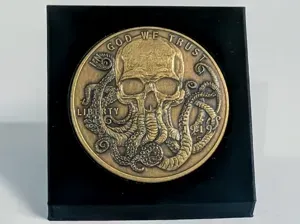Collectible Souvenir Medallion Coin Display Stand
