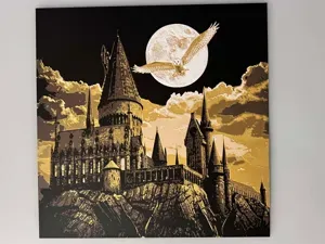 Harry Potter Hedwig Over Hogwarts
