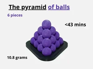 The pyramid of balls