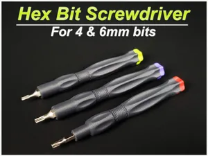 EDC Multi Bit Hex Precision Screwdriver Bit 4&6mm