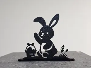 Osterhase mit Ständer