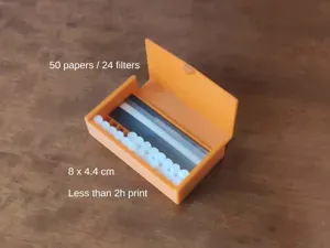Pocket size smoking papers / filters holder