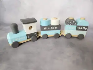Birthday train - editable text