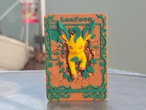 3d Leafeon POP-UP TCG Sammelkarte