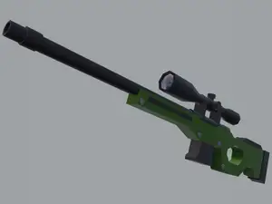 Модель снайперской винтовки Krugergun STL для 3D-печати