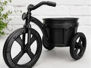 Vintage Tricycle Planter – 3D Printed Plant Pot