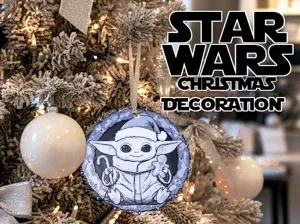 Yoda Baby Star Wars Christmas Decoration Grogu