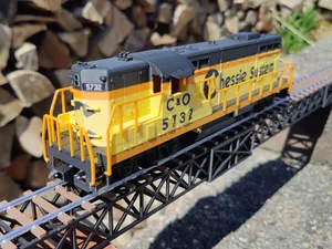 GP7 Locomotive Body - AMS Chessie Livery