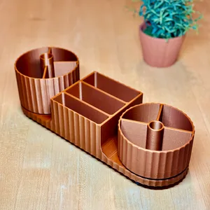 Spinning Bathroom Organizer V2