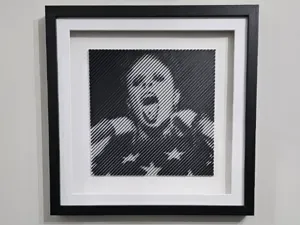 Keith Flint Prodigy Halftone Wall Art by Ikonic3D