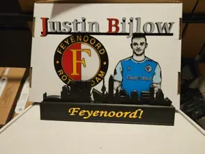 Feyenoord Justin Bijlow Display with skyline!