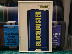 Blockbuster Video VHS Poster - Hueforge Art