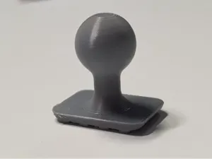 17mm Ball Joint Mount on Ribbed Base Plate [V2]