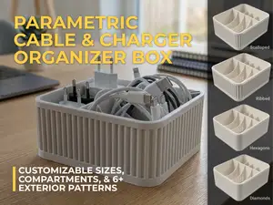 Parametric Cable & Charger Organizer