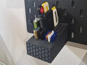 USB,USB C,SD,micro SD,CF card holder IKEA Skadis