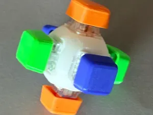 Mini 6-Key Clicker – Pocket Mechanical Fidget