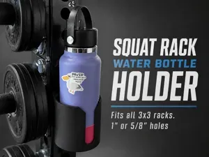 Gym Water Bottle Holder - 3x3 Squat Racks