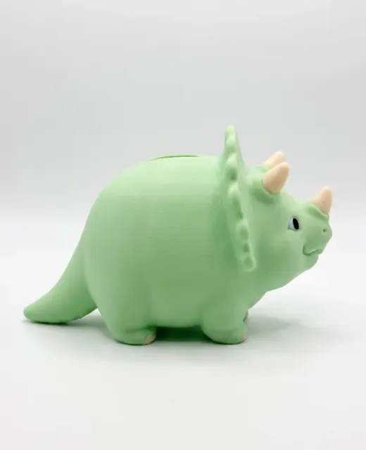 Cute Triceratops Piggy Bank — Фото 2 из 7