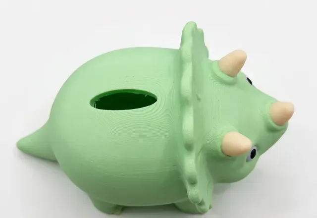 Cute Triceratops Piggy Bank — Фото 5 из 7