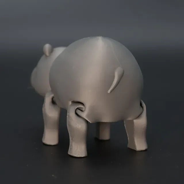 Bewegliches Nilpferd Gelenktier - Hippo Flexi LAB — Image 5 of 5