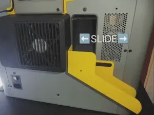 X2D / P2S Poop Chute slideable for Exhaust fan