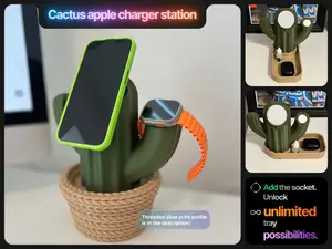 Cactus MagSafe Charger Station with modular tray