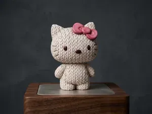 编织纹理 Hello Kitty 桌面摆件(无 AMS)