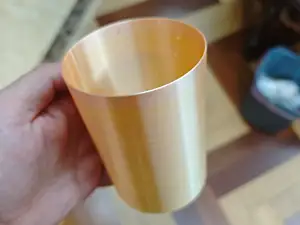 漱口杯 杯子 笔筒 薄壁 省料 23克75x75x100.罐子 圆形收纳盒 桌面垃圾桶
