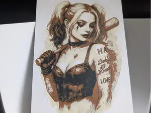 Hueforge Harley Quinn
