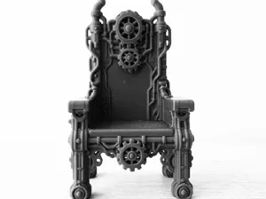 Steampunk style chair(Q_Craft)