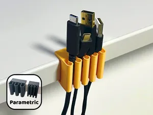 Cable Organizer Desk Clamp | Parametric Model