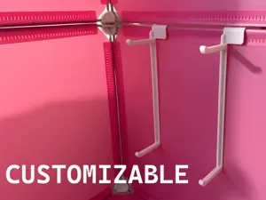 [Customizable] Hooks for Grid Storage Shelf