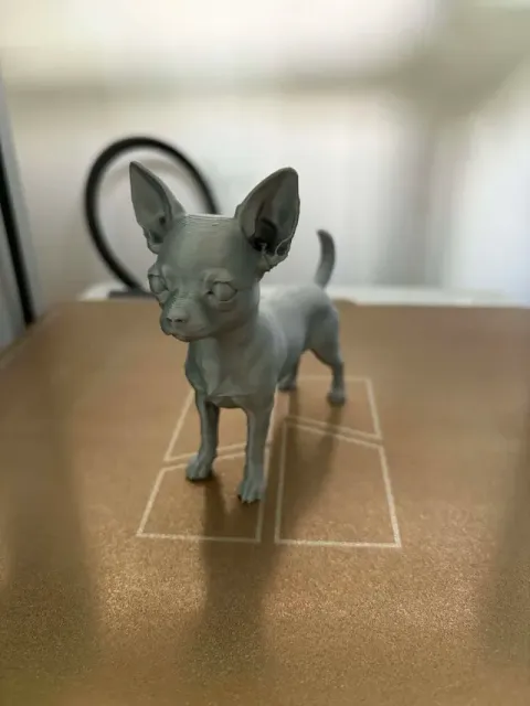 Cute Chihuahua Dog Figurine Detailed 3D Decoration — Фото 2 из 5