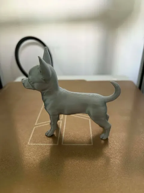 Cute Chihuahua Dog Figurine Detailed 3D Decoration — Фото 5 из 5