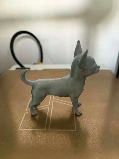Cute Chihuahua Dog Figurine Detailed 3D Decoration — Фото 3 из 5