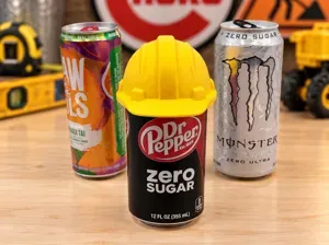 Hard Hat Can Topper – With & Without Straw Hole