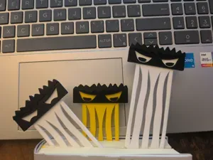 BOOKMARK-OBLUDKA-1,2,3 - Záložka do knihy