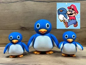 Pingouin Mario multipart