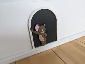 Tom and Jerry Decorative Wall Hole