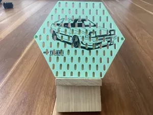 Hexagonal Skadis Toyota Corolla AE86 Trueno Art